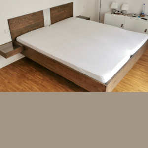 Doppelbett Eiche