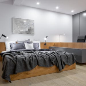 Schlafzimmer, maßgefertigt, Büro und Schlafzimmer