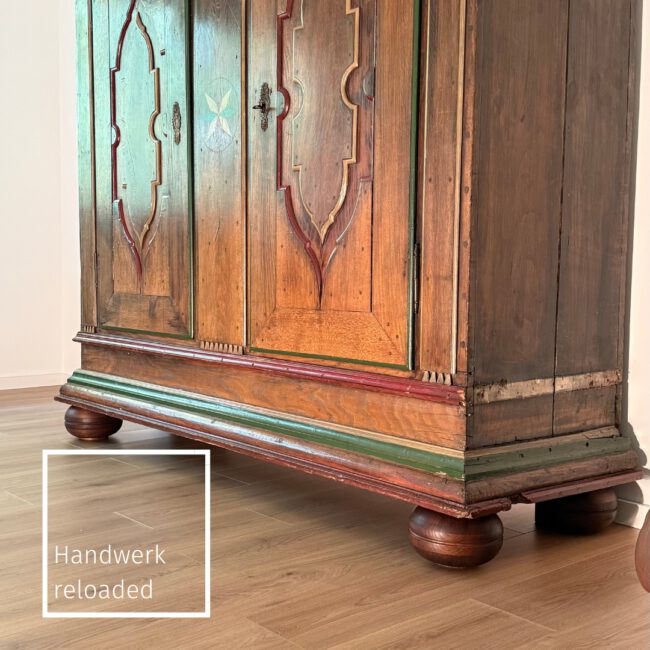 Der Schrank von 1838 steht in seinem neuen Domizil.